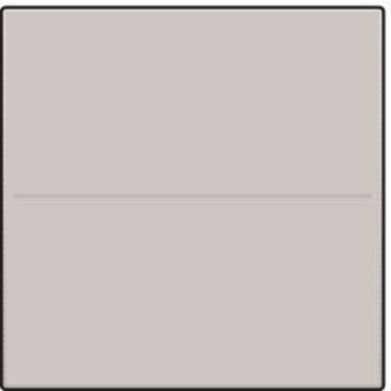 Niko afwerkingsset voor draadloze schakelaar met 2 toetsen - Original Light Grey (102-00001)