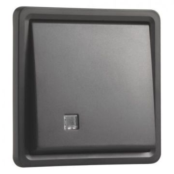 Niko Hydro controleschakelaar 2-polig zwart  (761-37205)