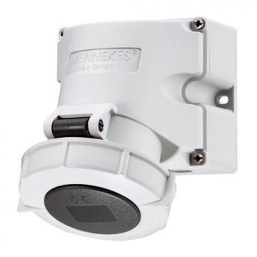 Mennekes CEE stopcontact 4-polig 500V 7H 16A IP67 TwinCONTACT (9123)