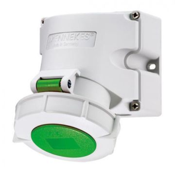 Mennekes CEE stopcontact 4-polig 50-500V 10H 16A IP67 TwinCONTACT (9124)