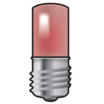 Niko LED E10-lamp rood (170-37003)