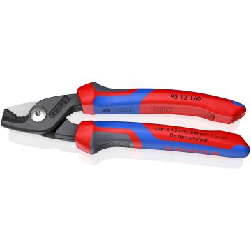 KNIPEX kabelschaar getrapte snijrand 160mm (95 12 160)