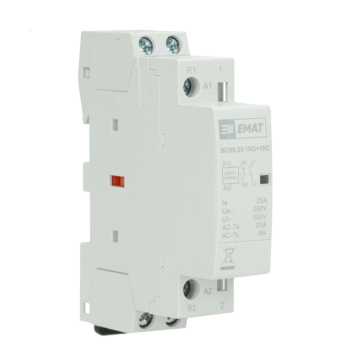 EMAT contactor 250V 25A 1 maak en 1 verbreek (85010012)
