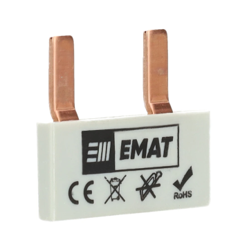 EMAT doorverbinder 2-voudig grijs (85220022)