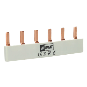 EMAT doorverbinder 6-voudig grijs (85220026)