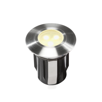 Garden Lights Alpha Warm White grondspot overrijdbaar rond Ø42x42mm IP67 - RVS (4048601)