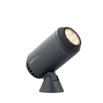 Lightpro Castor 8 grondspot 8W 768lm IP67 dimbaar - antraciet (179S)
