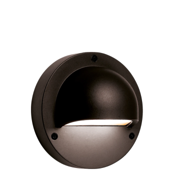 Garden Lights Deimos wandlamp 1W 22lm warm wit IP44 zwart (3132011)