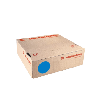 VOBs draad 2.5mm² (H07Z-K) 90°C donker blauw - per rol 100 meter (52953)