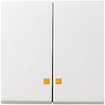 Gira bedieningswip met controlevenster wipcontroleschakelaars - systeem 55 zuiver wit mat (063127)