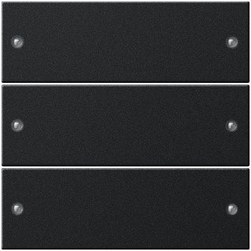 Gira wippenset 3-voudig - systeem 55 zwart mat (gelakt) (2183005)