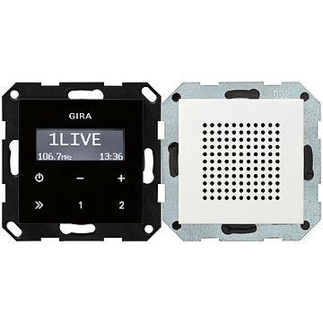 Gira IB-radio RDS luidspreker - systeem 55 zuiver wit glanzend (228003)