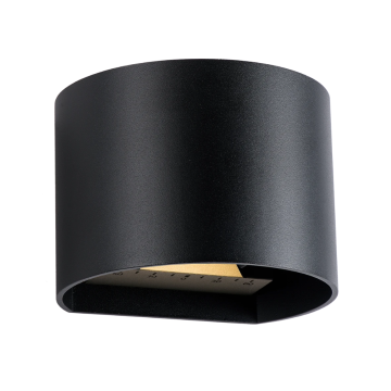 Garden Lights Goura opbouwspot 6W kantelbaar rond IP44 zwart (3178011)