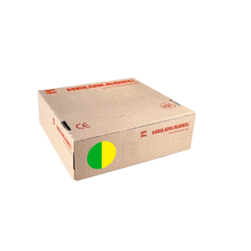 VOBs draad 0.50mm² (H05Z-K) 90°C groen/geel - per rol 100 meter (52873)