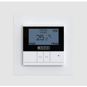 Henco thermostaat voor elektrische vloerverwarming - wit (UFH-ELEC-THERM-W)