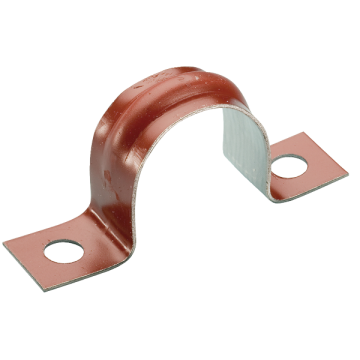 JMV zadel hele beugel 25mm gemenied staal rood (100004)