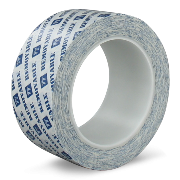 TechnoTape stuclopertape 50mm x 33 meter wit met blauwe opdruk (TTA03990)