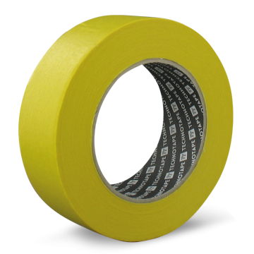 TechnoTape maskingtape 38mm x 50 meter geel (TTAC0009)