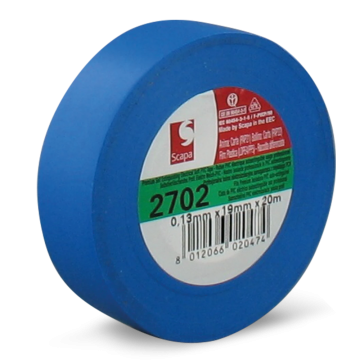Scapa isolatietape 19mm x 20 meter blauw (TTA03680)