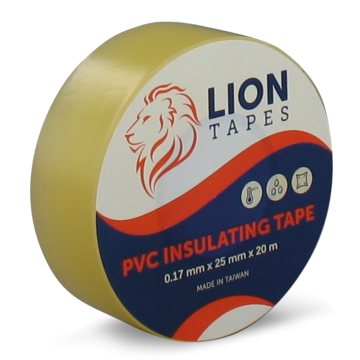 Lionbrand isolatietape 25mm x 20 meter 170µ transparant (TTA02083)