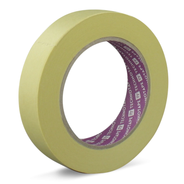 TechnoTape maskingtape 25mm x 50 meter licht geel (TTA01626)