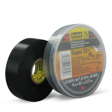 3M™ isolatietape 19mm x 20 meter zwart (TTA04046)