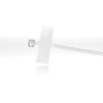 WKK colsonband 4.8x220mm met markeerlabel (13X28mm) transparant - per 100 stuks (112136971)