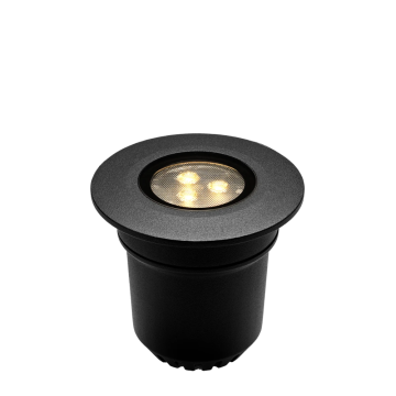 Lightpro Nomia grondspot rond Ø90x125mm IP67 zwart (207U)