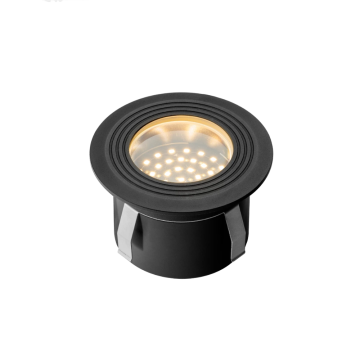 Lightpro Onyx 60 RA grondpsot overrijdbaar rond Ø75x59mm IP67 zwart (243D)