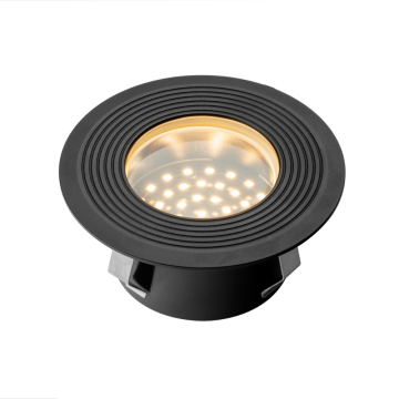 Lightpro Onyx 90RA grondpsot overrijdbaar rond Ø105x59mm IP67 zwart (245D)
