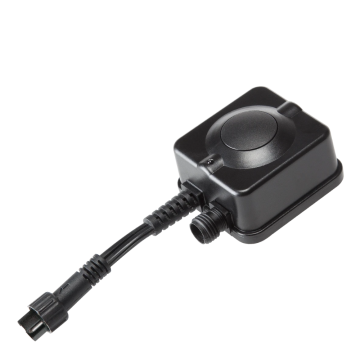 Lightpro ontvanger 12V 150W IP44 - zwart (167A)