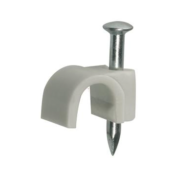Helia nagelklem 2,5x25mm voor kabeldoorsnede 8mm - grijs per 50 stuks (308133)