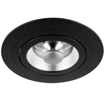 Yphix LED inbouwspot Venezia GU10 rond kantelbaar Ø146mm zwart (50114430)