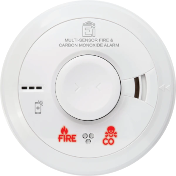 Ei 3030 Multi sensor rook-, hitte- en CO 230V backup Lith 10 jr.