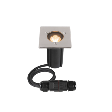 SLV DASAR S grondspot vierkant 4W 350lm warm wit 3000K Ø180x150mm IP67 antraciet (1007681)