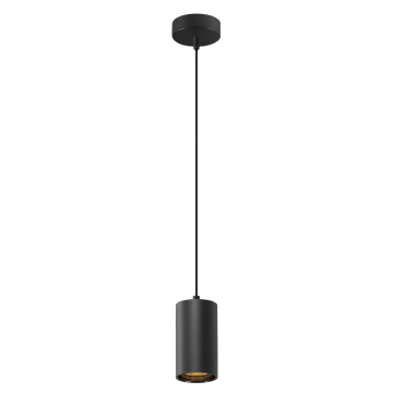 SLV ASTO TUBE pendelarmatuur 1xGU10 10W IP20 zwart  (1006431)