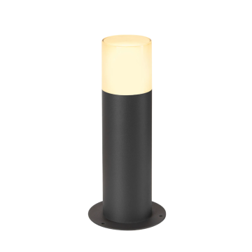 SLV GRAFIT E27 11W staande buitenlamp rond IP44 300mm antraciet (1006180)