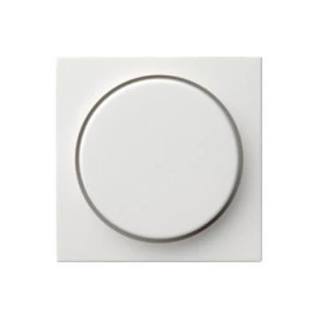 Gira centraalplaat dimmerknop - systeem 55 zuiver wit glanzend (065003)