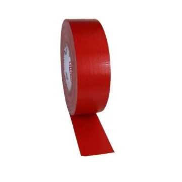 Cellpack premio duct tape vezelversterkt 50mm x 50 meter rood (364878)