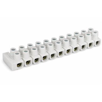 lusterklem 12-polig 10mm² zwart per 10 stuks (EM153.003)