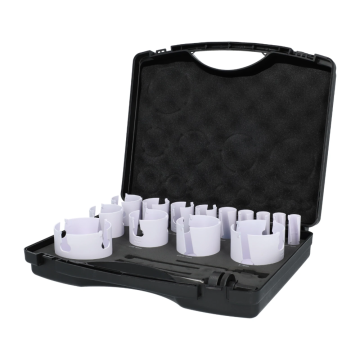 Labor gatzagen combi ø19-82mm hardmetaal bezet - set 17 delig (JH910001)