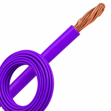 VOBs draad 0.75mm² (H05Z-K) 90°C violet - per rol 100 meter (52888)
