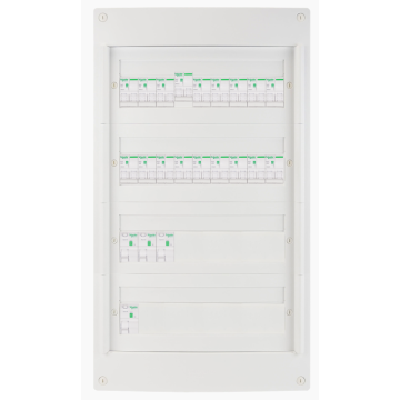 Schneider voorbedrade zekeringkast 72 modules 1 fase