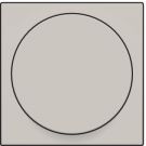 Niko centraalplaat voor draaiknopdimmer of extensie - Original Light Grey (102-31003)