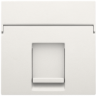 Niko centraalplaat voor enkelvoudige UTP/STP data contactdoos - Original White / Intense White / Pure Liquid Snow White (101-65100)