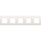 Niko afdekplaat 5 horizontaal/verticaal - 71mm centerafstand - Original White (101-76005)