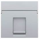 Niko centraalplaat data 1x RJ45 sterling coated (121-65100)