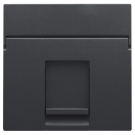 Niko centraalplaat data 1x RJ45 anthracite coated (122-65100)