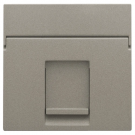 Niko centraalplaat data 1x RJ45 bronze coated (123-65100)