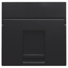 Niko centraalplaat data 1x RJ45 black coated (161-65100)